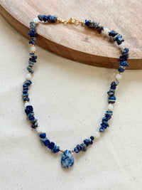 Collar Azul Sodalita