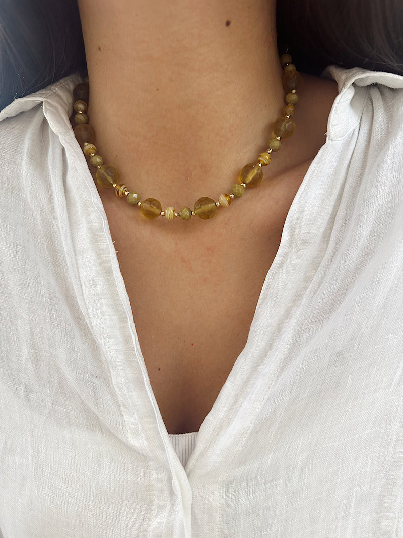 Collar Piedras Liso