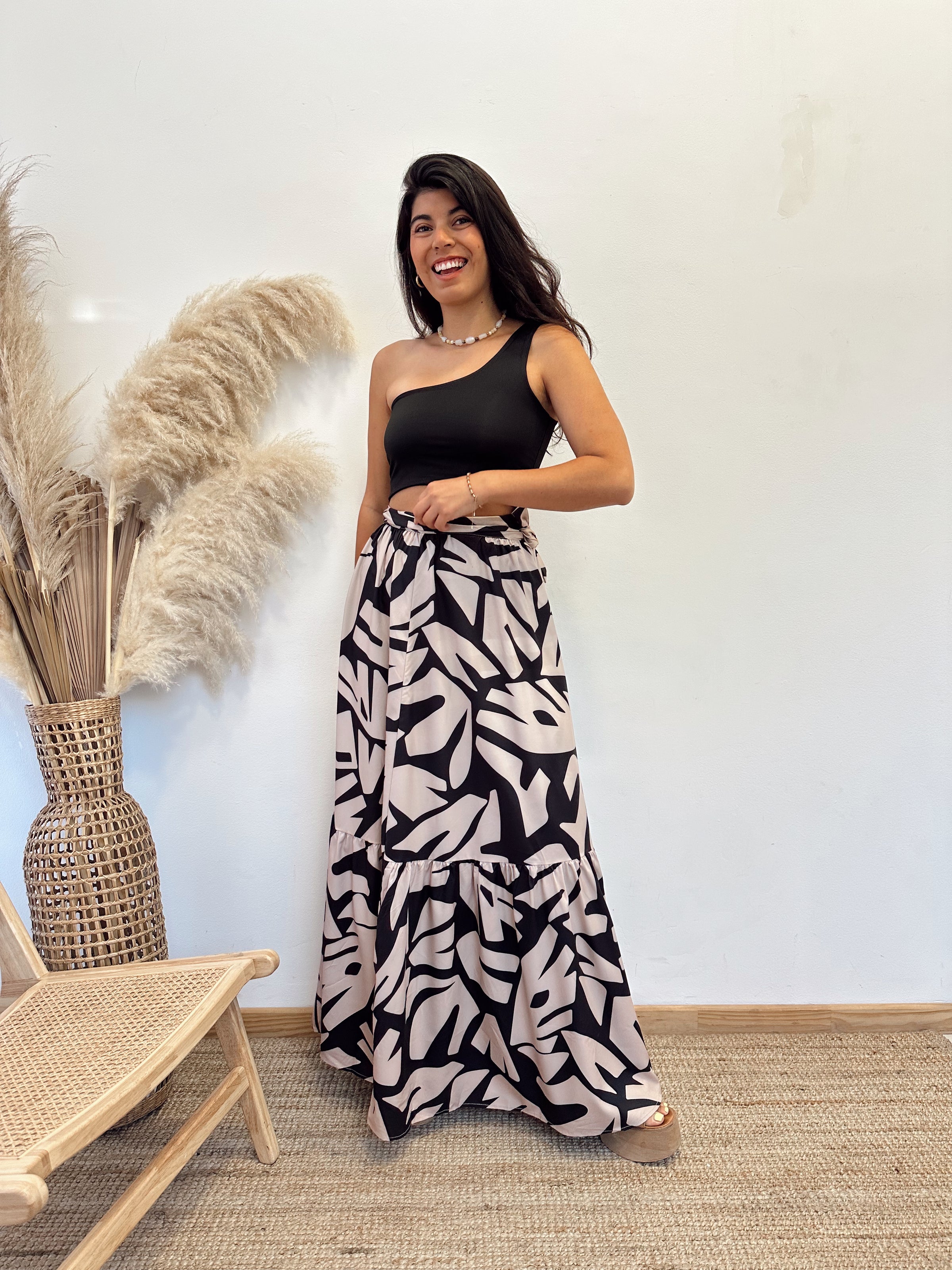 Falda Envolvente Hojas