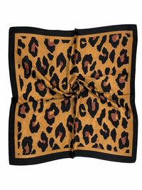 Pañuelo Maxi Print Cafe Borde Negro