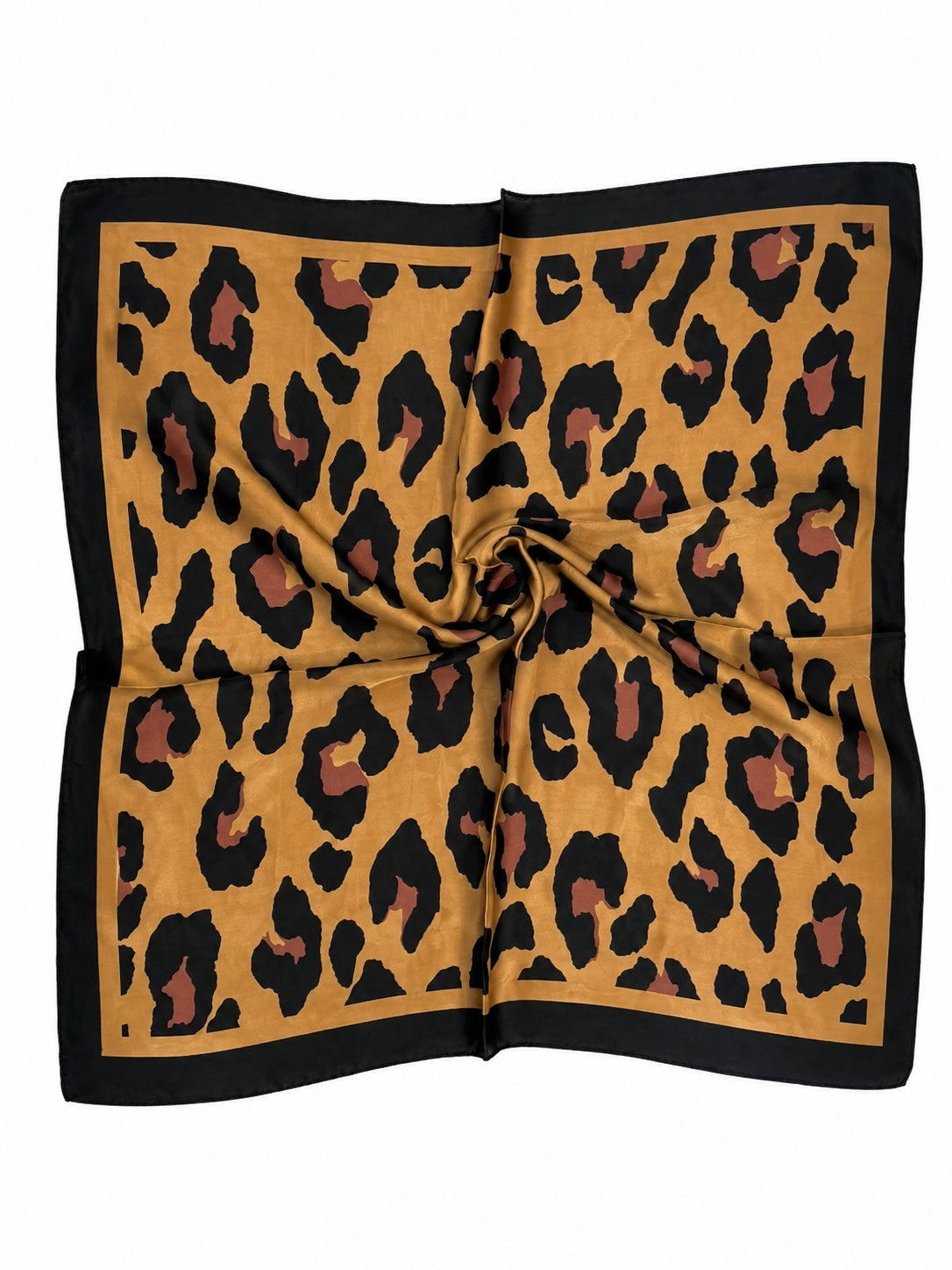 Pañuelo Maxi Print Cafe Borde Negro