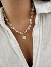 Collar Piedras Beige
