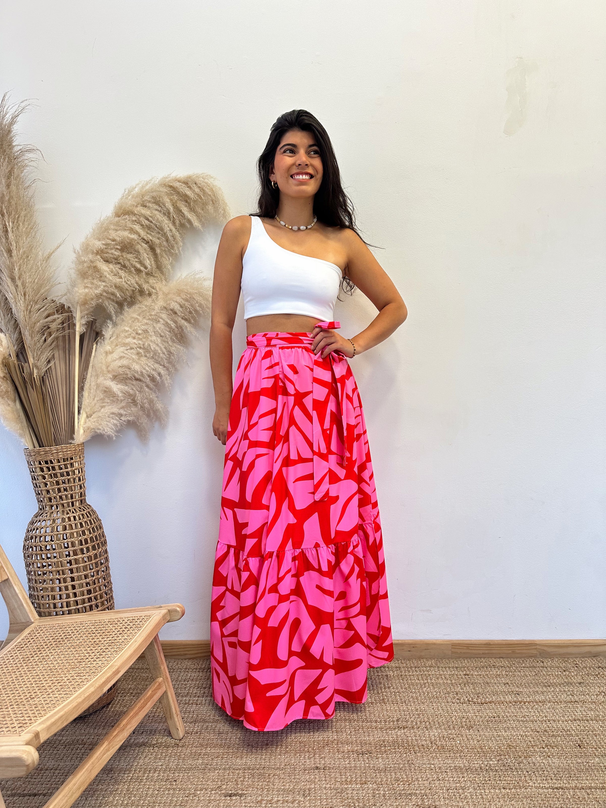 Falda Envolvente Hojas