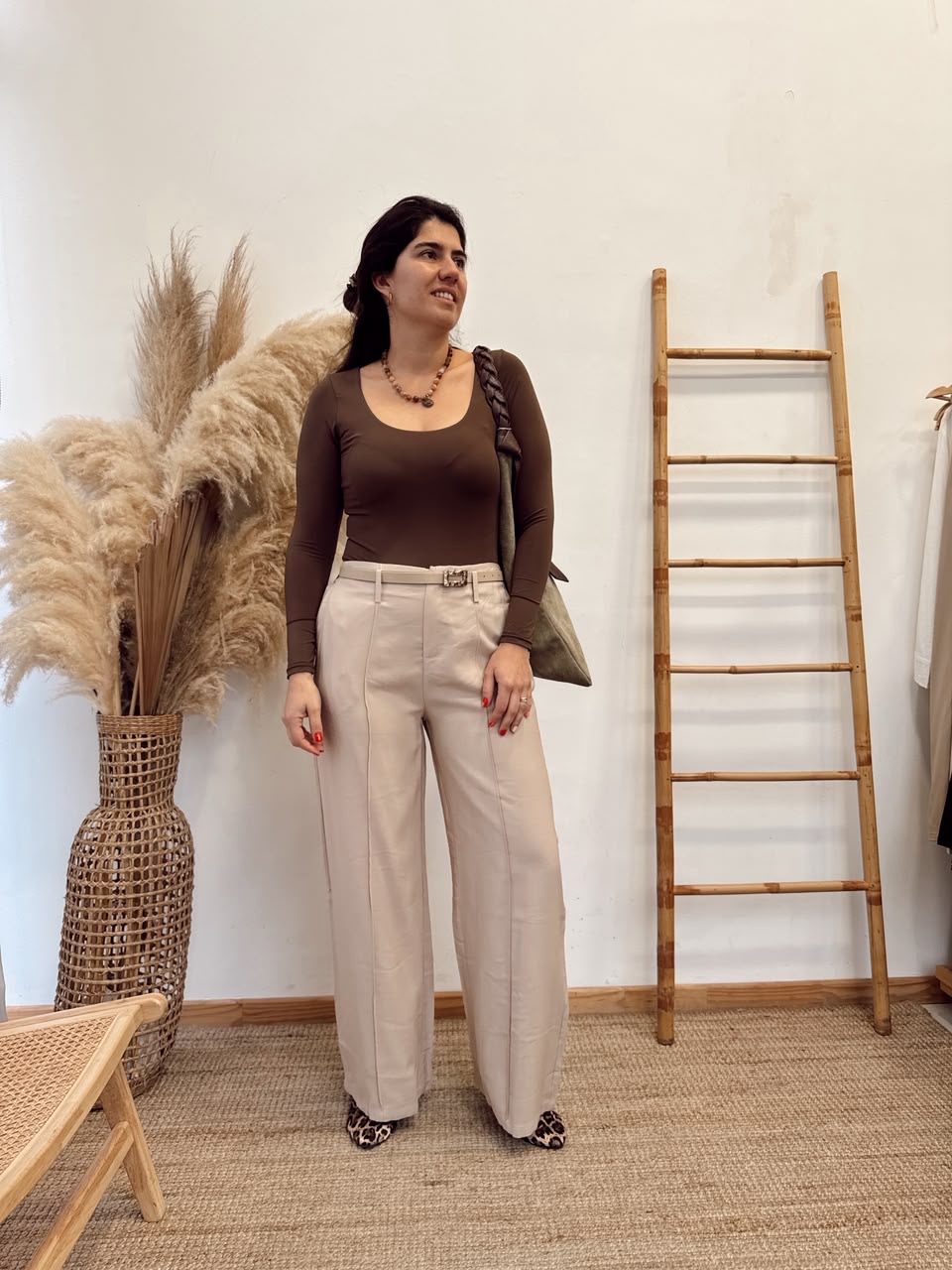 Pantalon Simil Lino