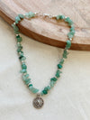 Collar Verde Agua Sol