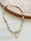 Collar Piedras Beige