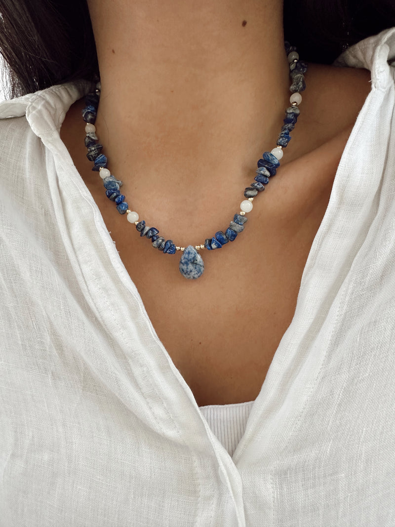 Collar Azul Sodalita