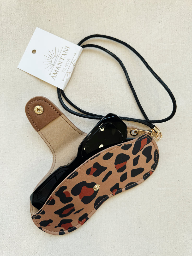 Estuche Anteojos Print Camel