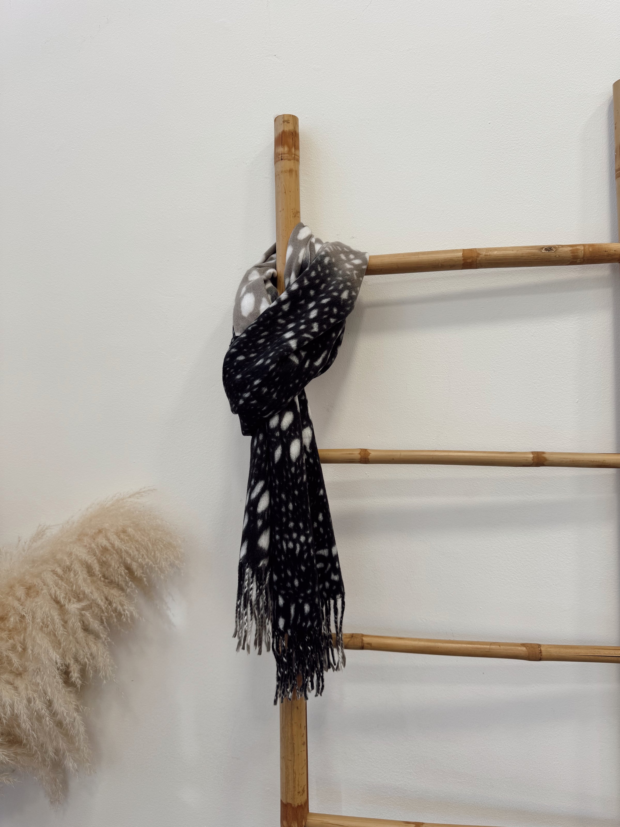 Bufanda Cashmere Gris Degrade