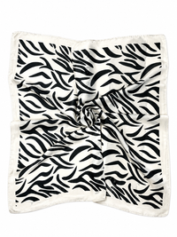 Pañuelo Print Blanco Negro