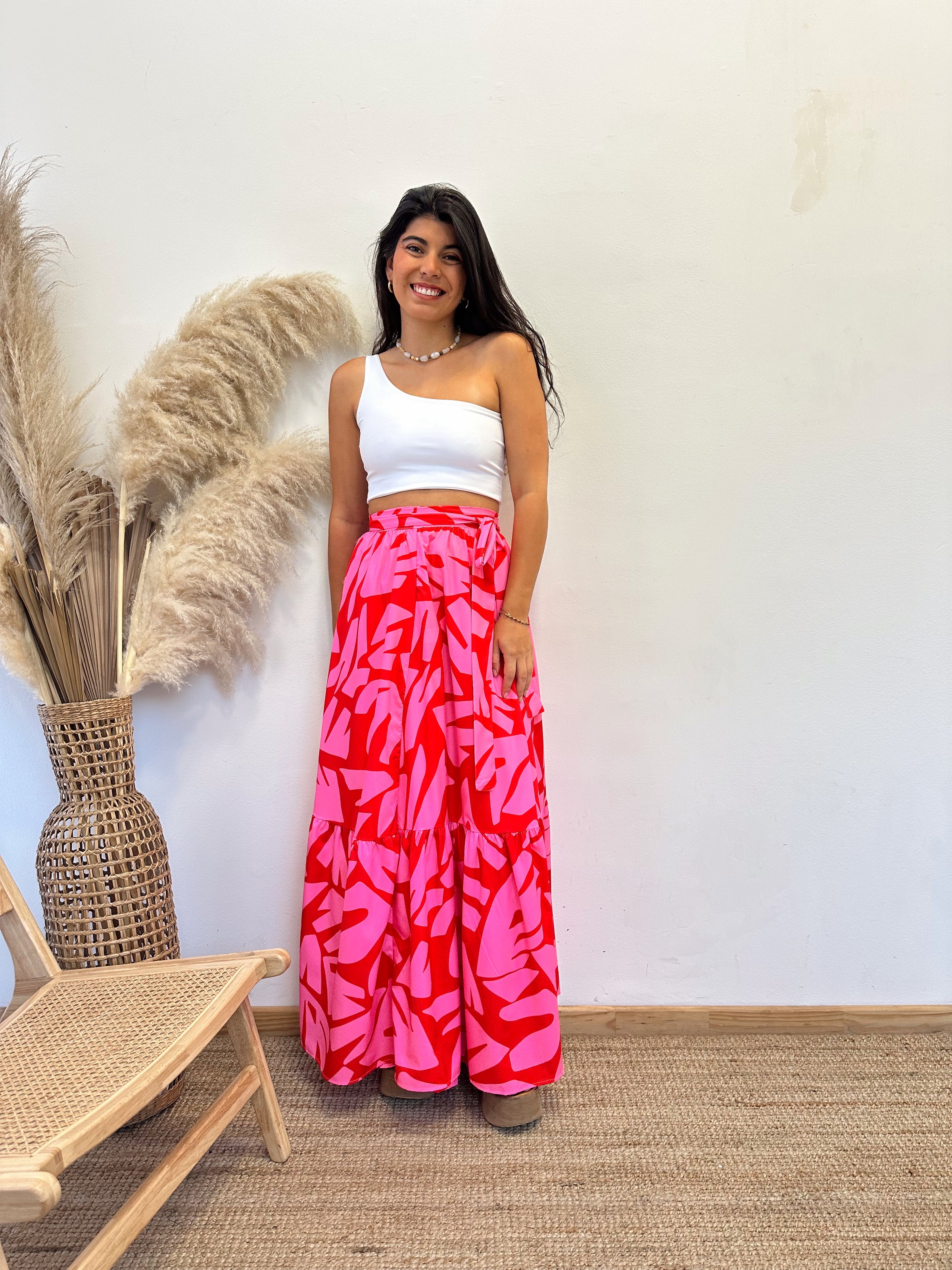 Falda Envolvente Hojas