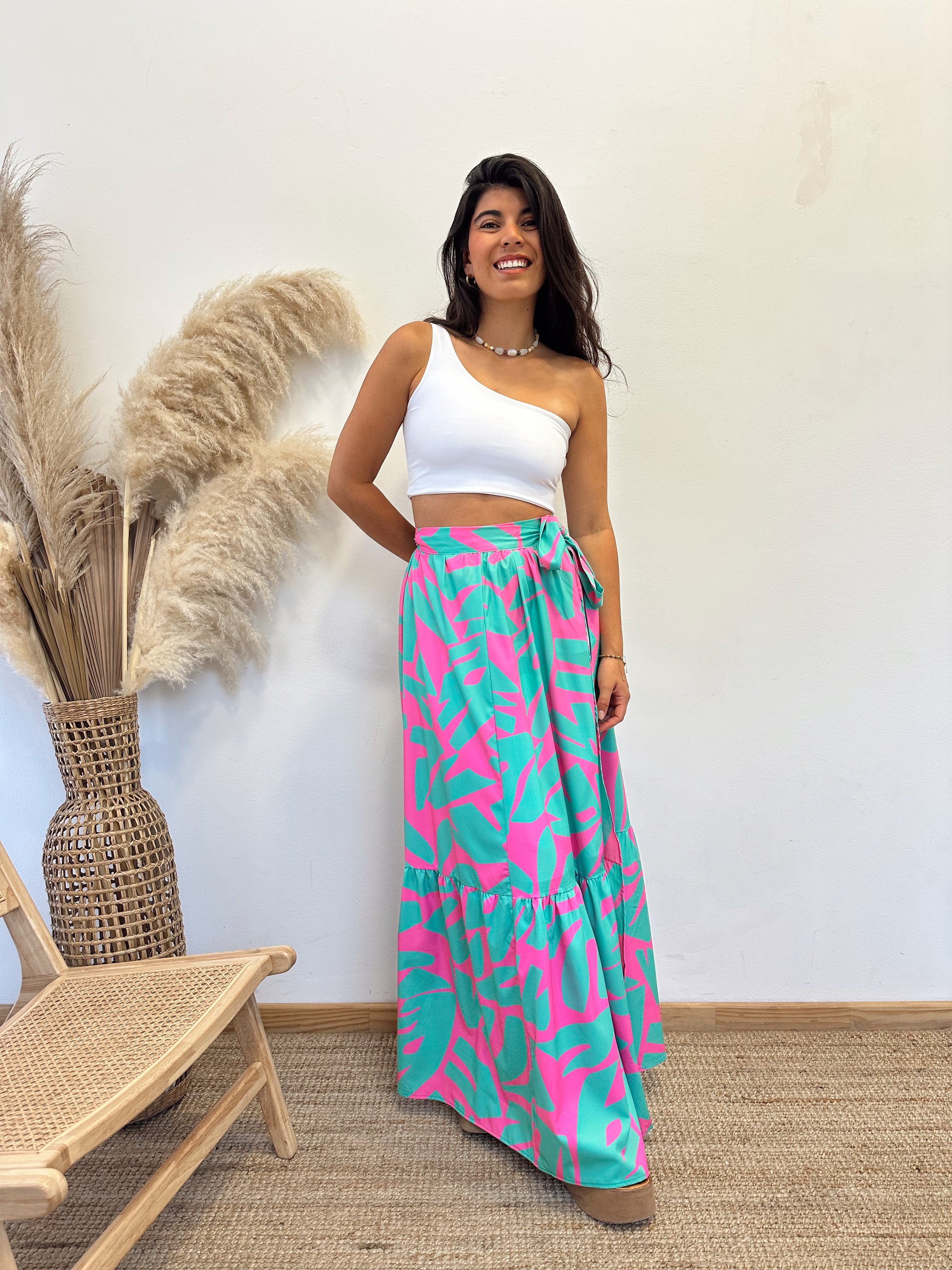 Falda Envolvente Hojas