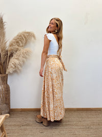 Falda Envolvente Mostaza Beige