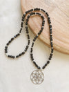 Collar Negro Plateado 3