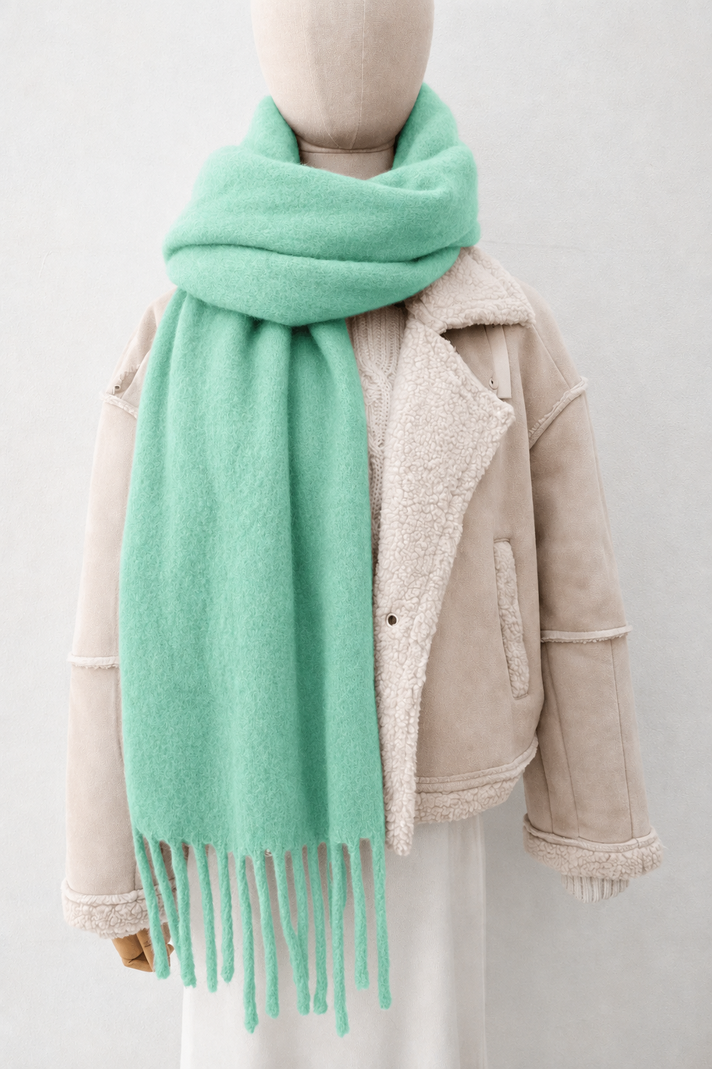 Bufanda Verde Pastel