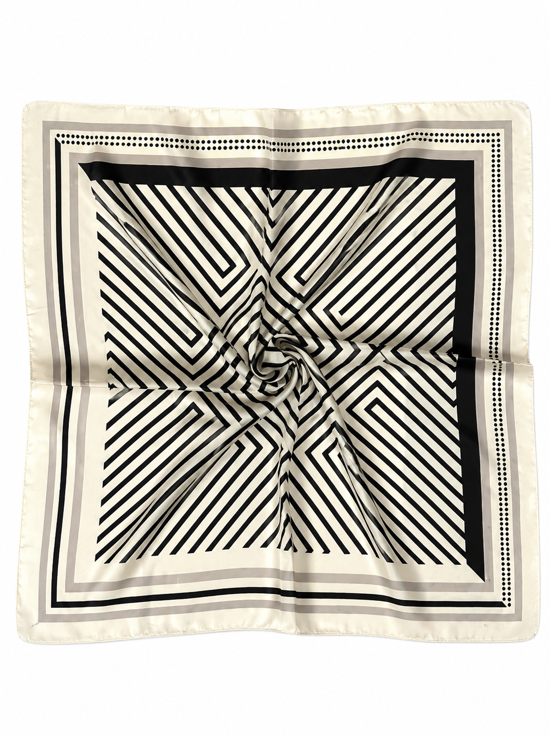 Pañuelo Lineas Negro