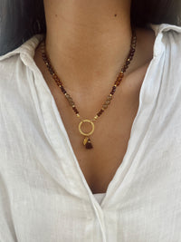 Collar Café Colgante