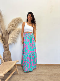 Falda Envolvente Hojas