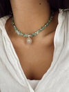 Collar Verde Agua Sol