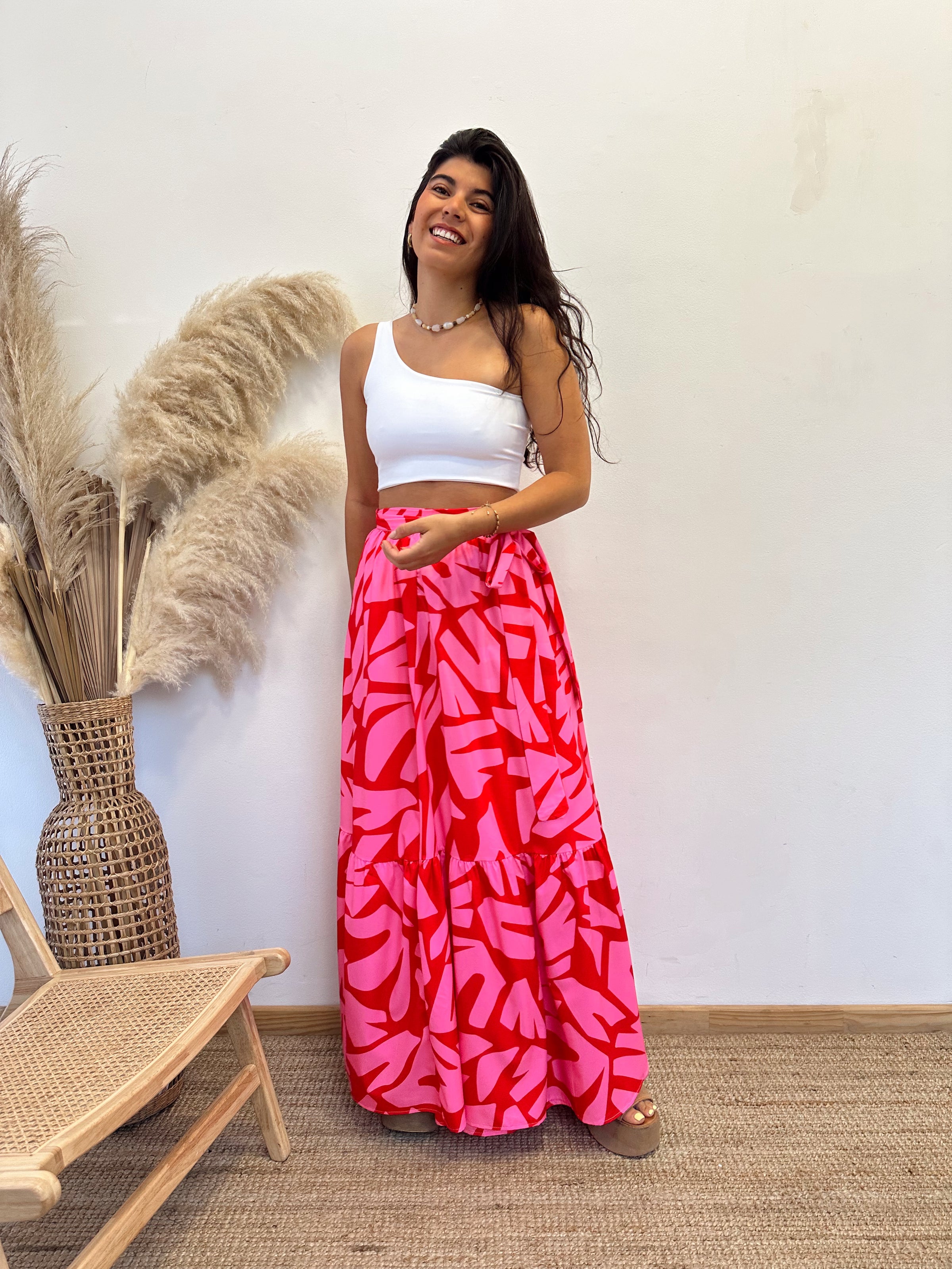 Falda Envolvente Hojas