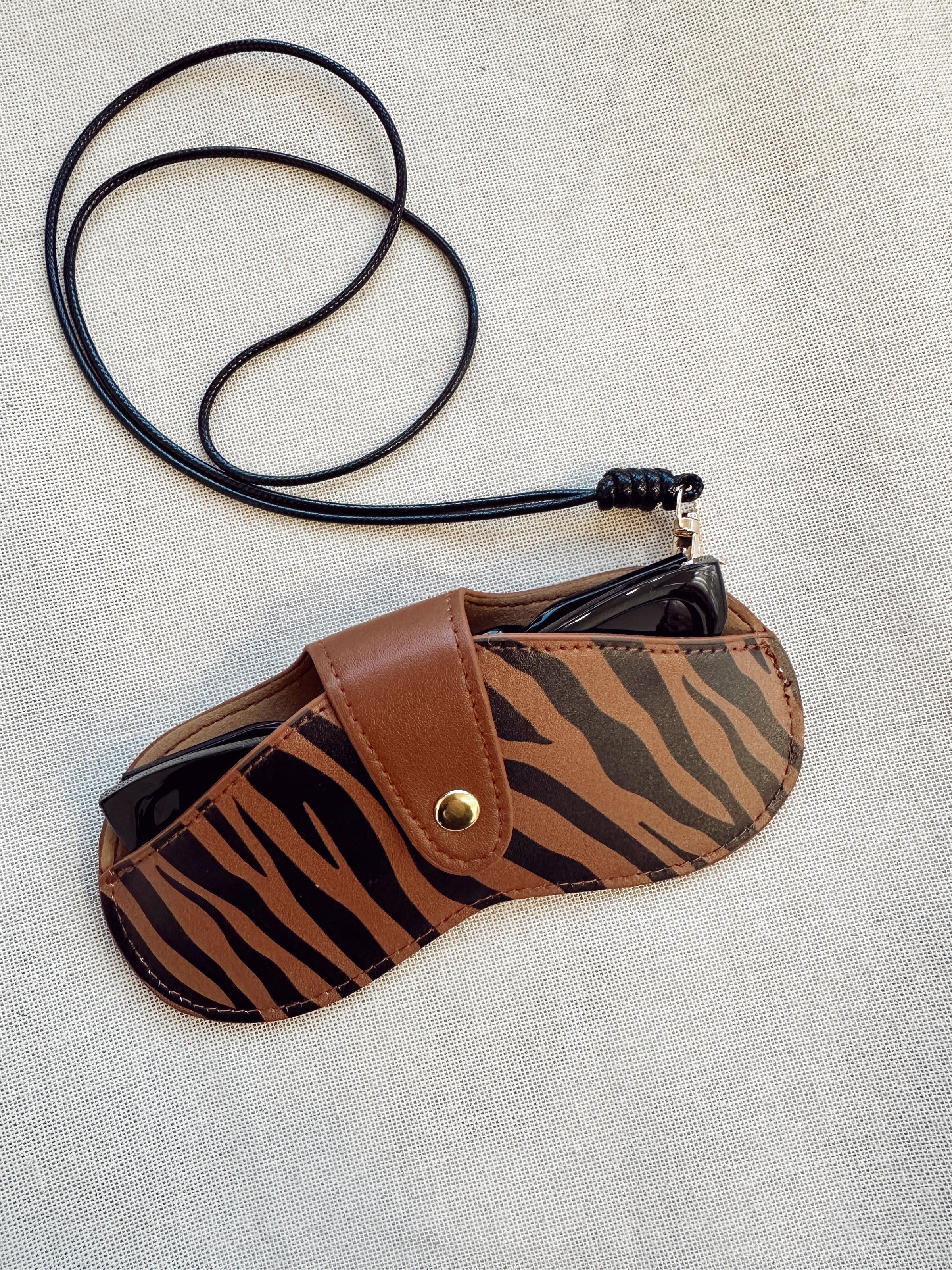 Estuche Anteojos Print Camel
