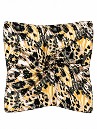Pañuelo Print Mostaza