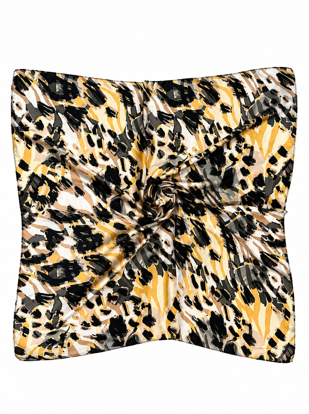 Pañuelo Print Mostaza