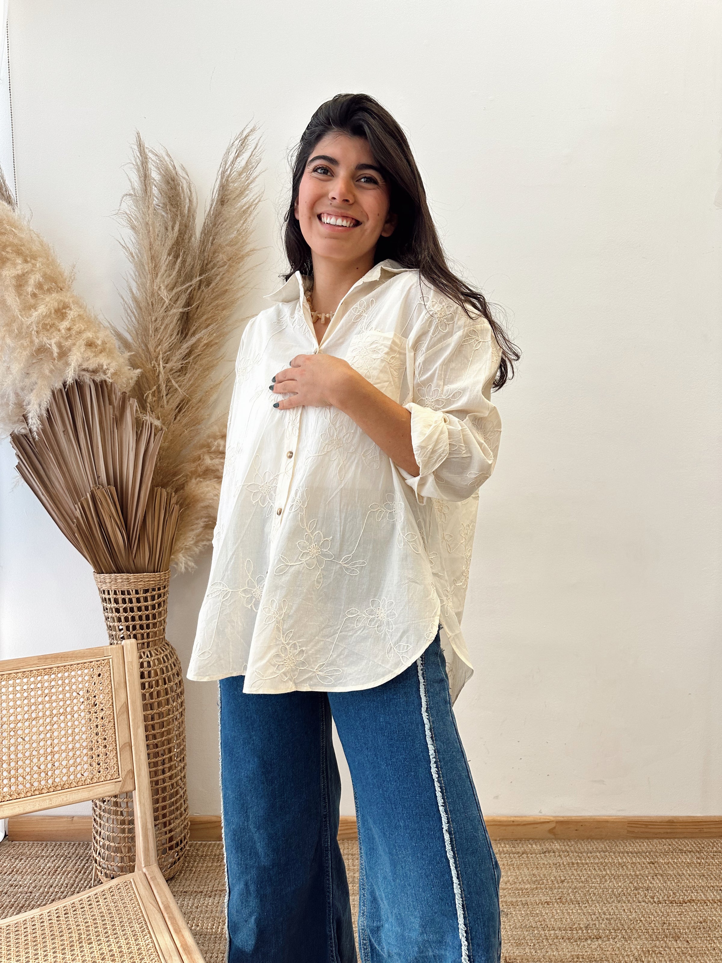Camisa Flores