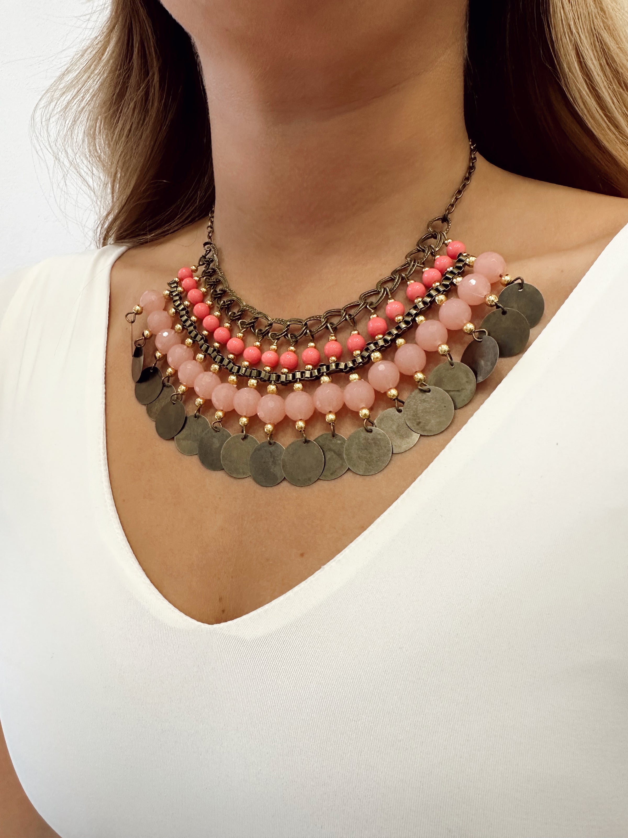 Collar Maria Rosado