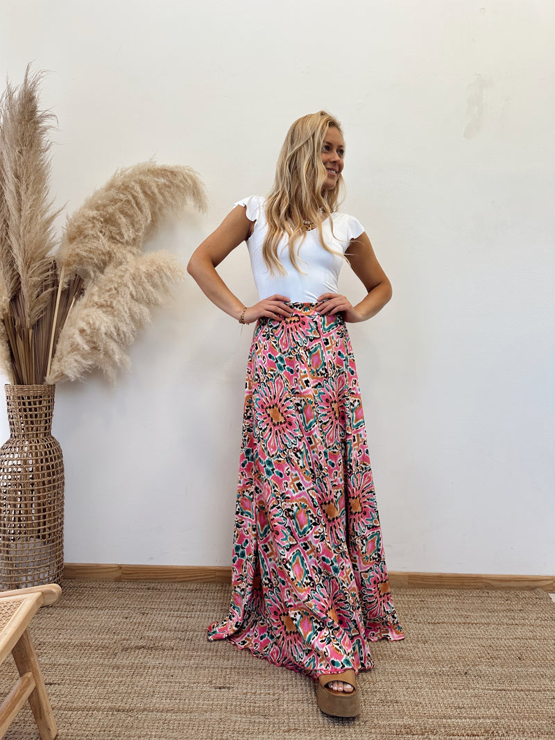 Falda Envolvente Rosada