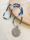 Collar Azul Plateado