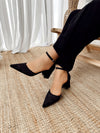 Zapato Terciopelo Negro