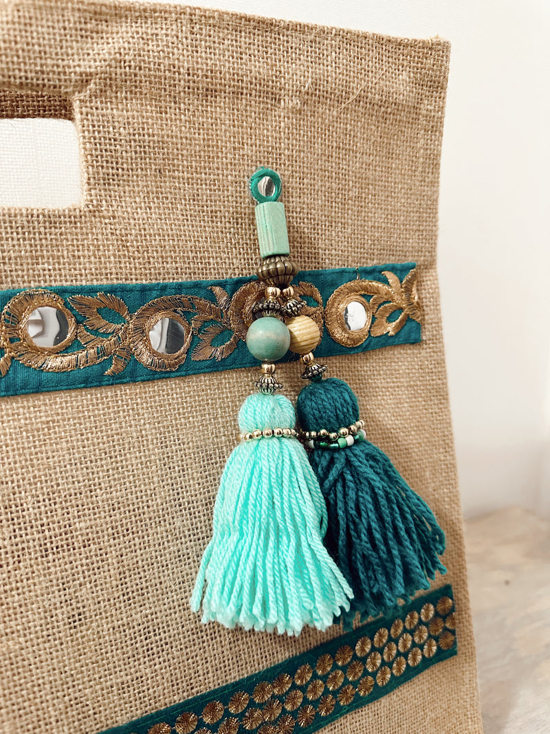 Bolso Calipso Pompones