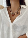 Collar Tela Beige