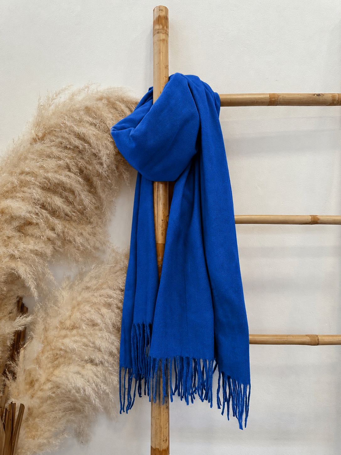 Bufanda Cashmere SKY Azul Electrico