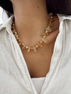 Collar Piedras Beige