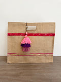 Bolso Fucsia Pompom