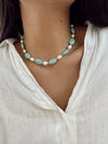 Collar Perla Turquesas