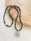 Collar Negro Plateado 1