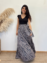 Falda Envolvente Cebra