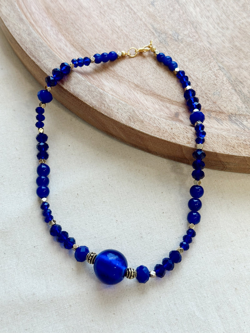Collar Azul Rey