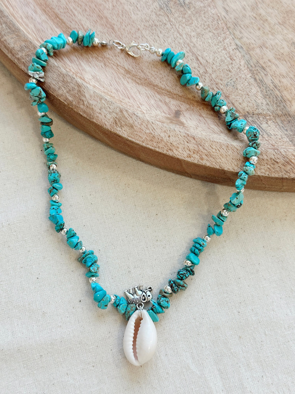 Collar Turquesa Elefante