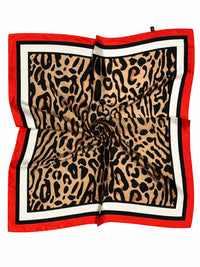 Pañuelo Print Borde Rojo