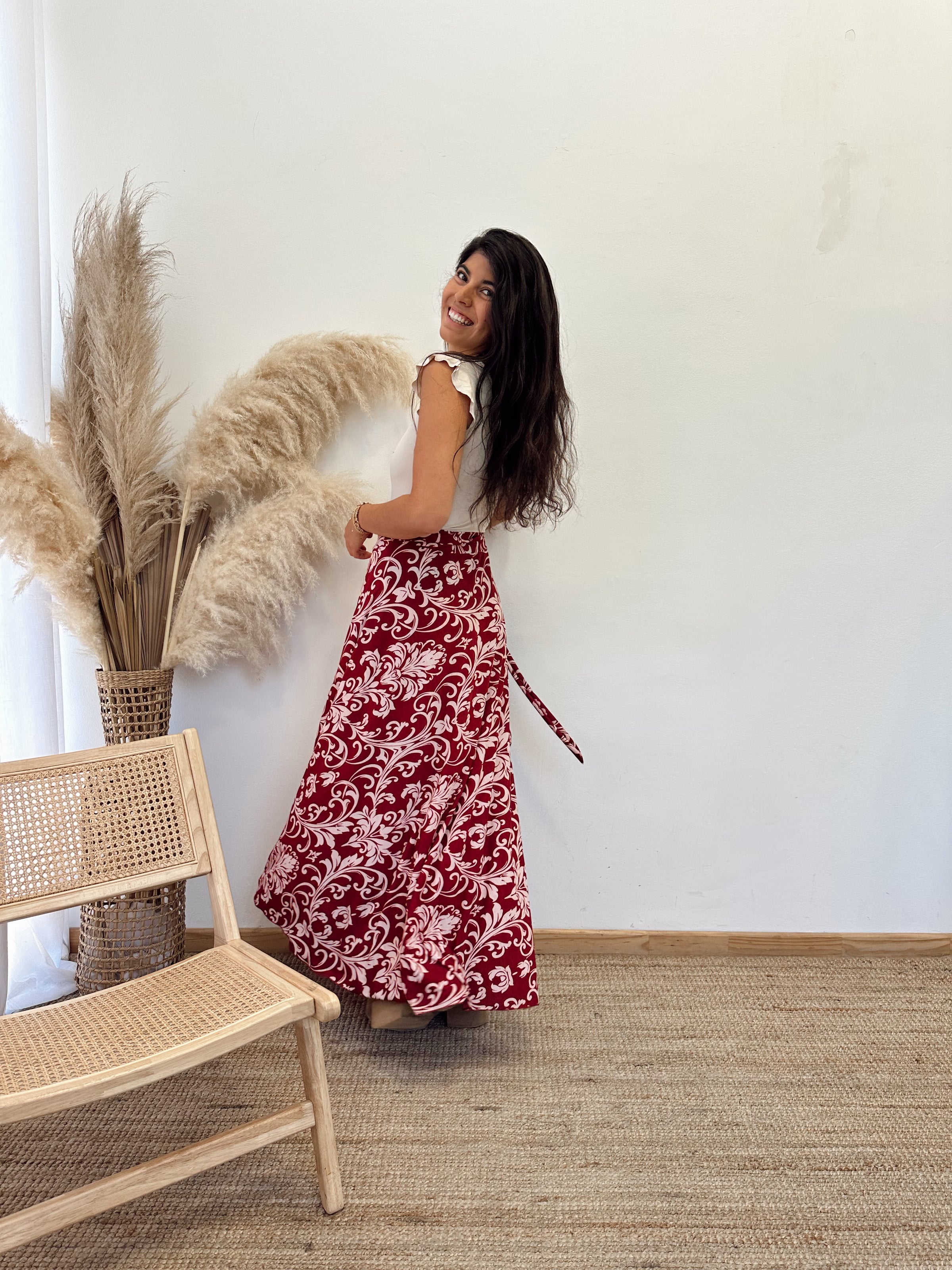 Falda Envolvente Burdeo