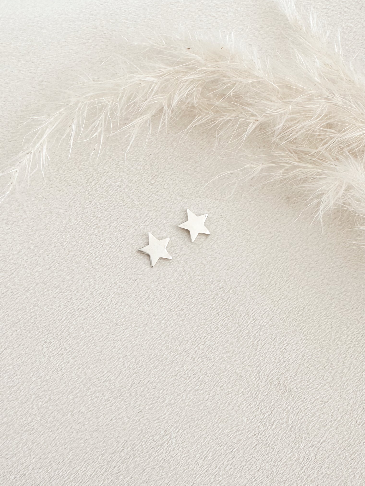 Aro Plata Estrella Grande 12