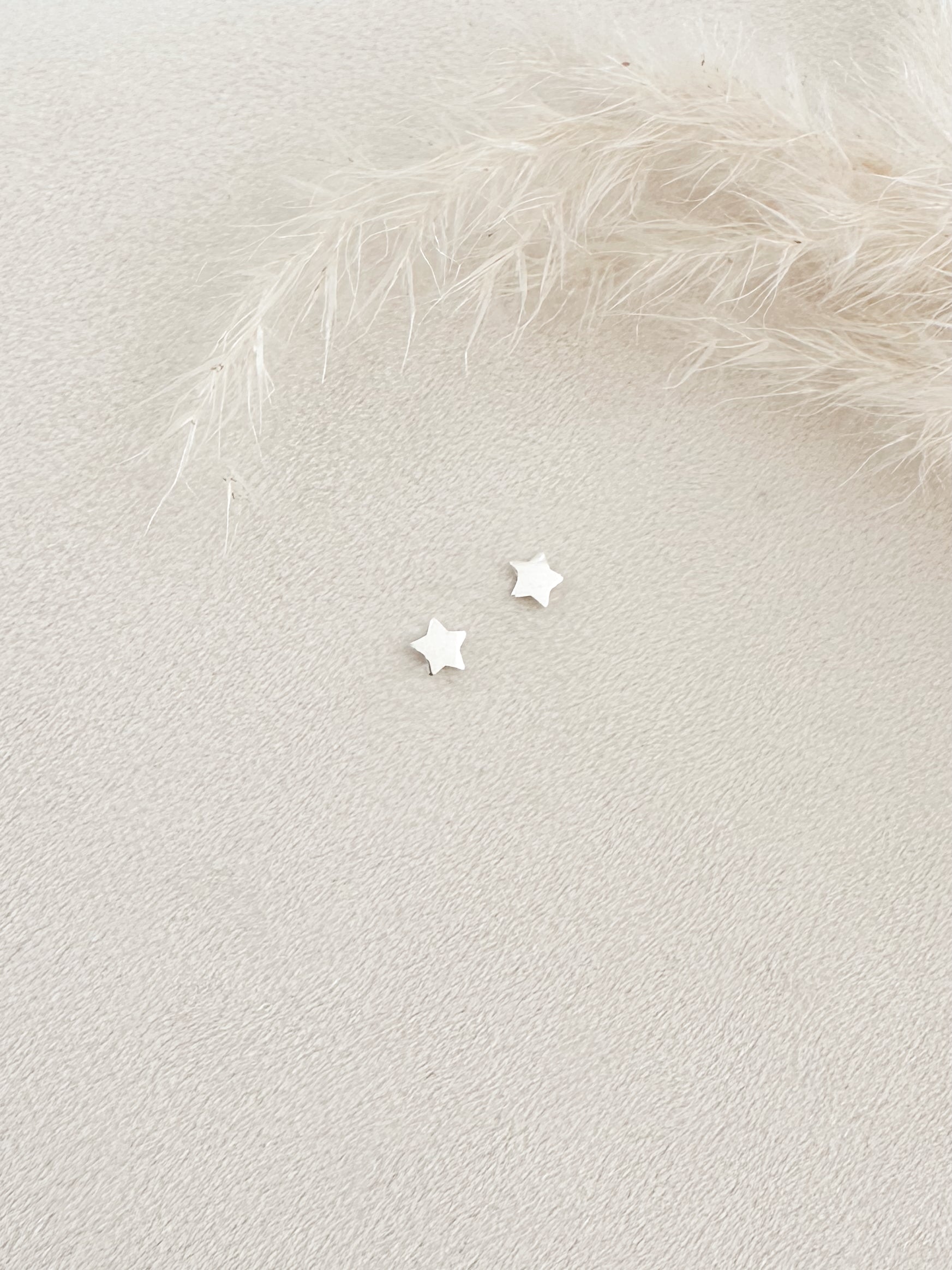 Aro Plata Estrella Mediana 13