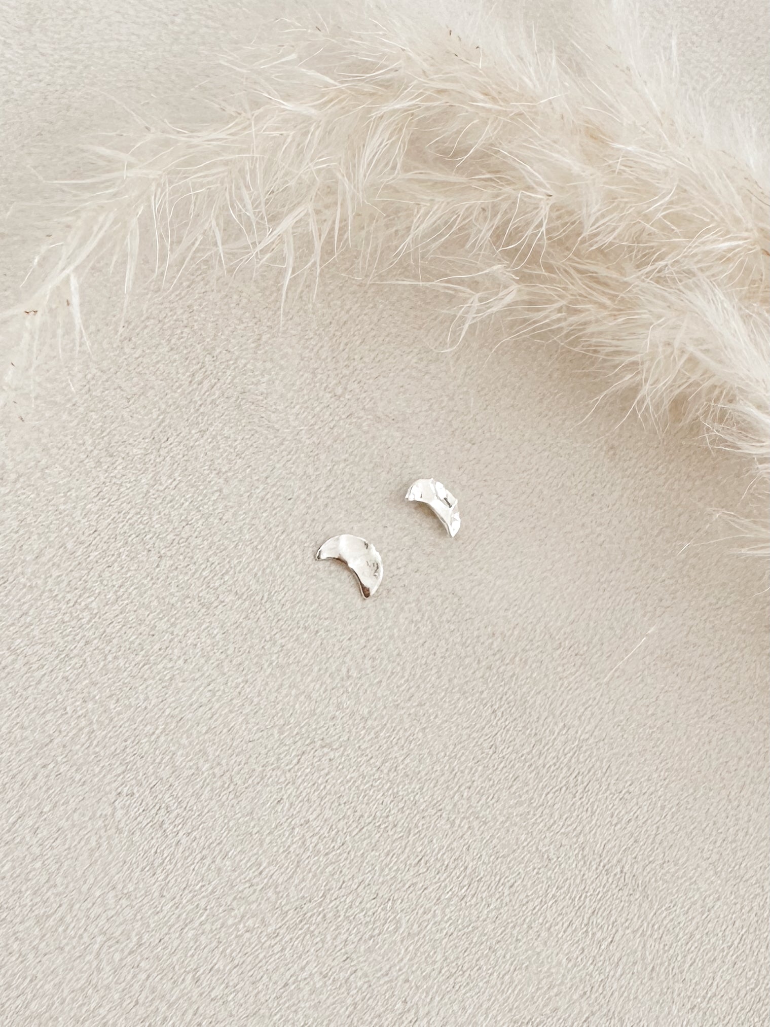 Aro Plata Luna Textura 21