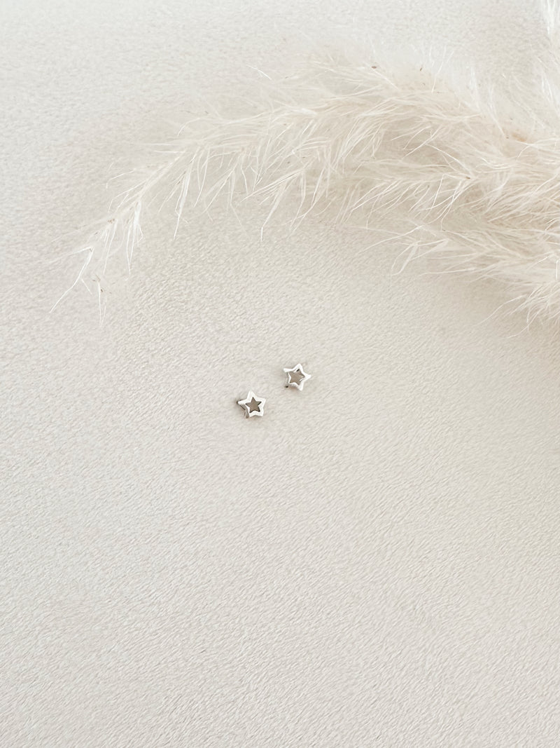 Aro Plata Mini estrella 22