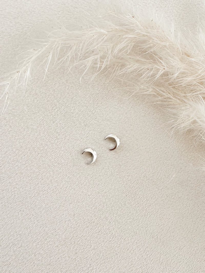 Aro Plata Media Luna 24