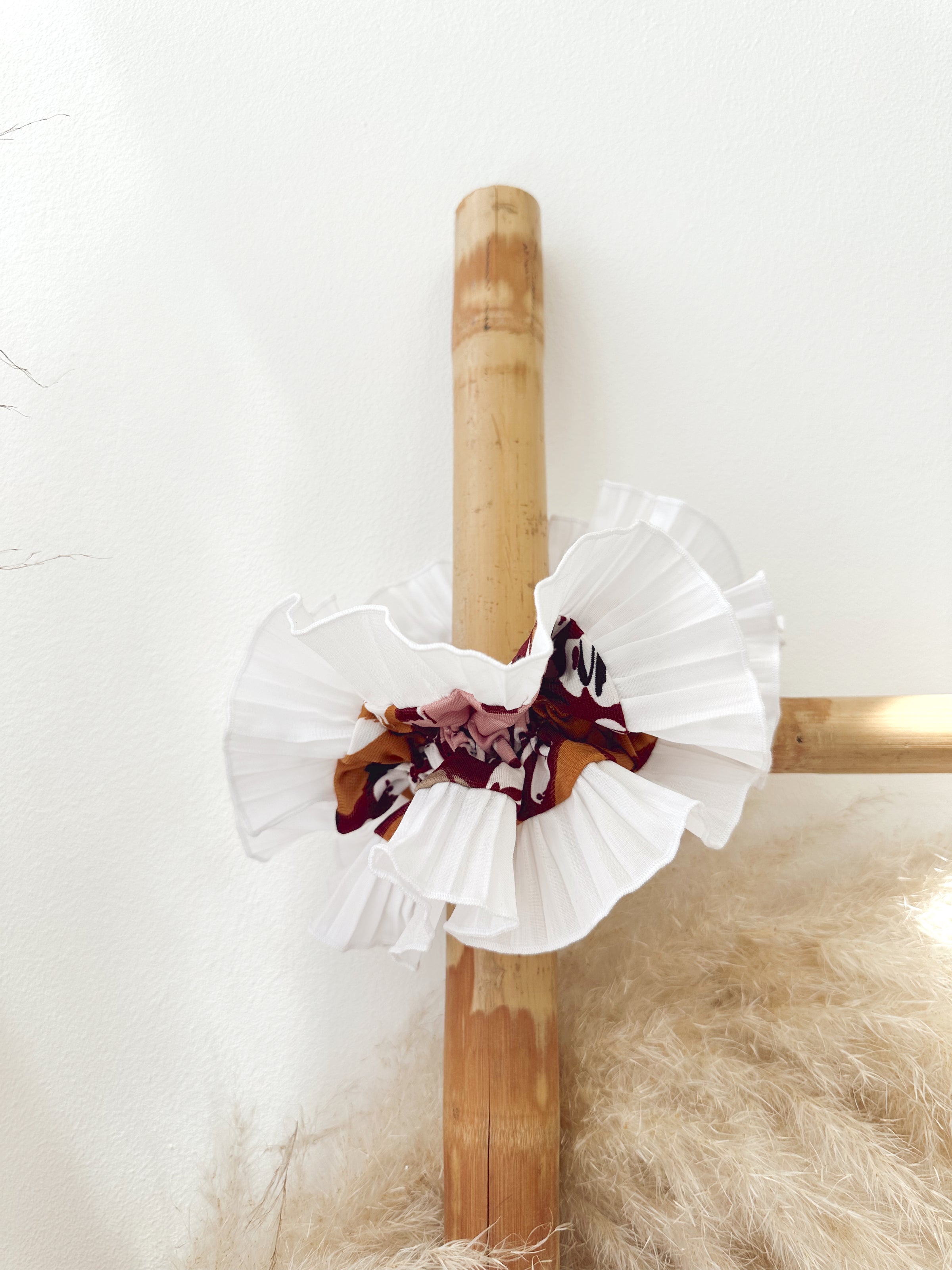 Colet Doble Vuelo Blanco Burdeo